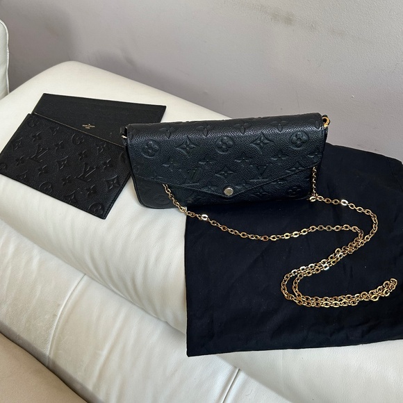 Louis Vuitton 🖤 FULL set Empriente Felicie Noir - Picture 1 of 13